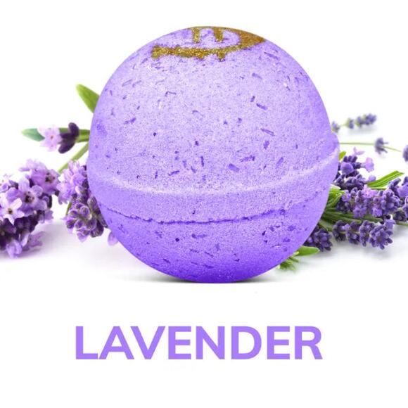 Lavender Bath Bomb with Money Surprise - Prize up to $100 - Picture 3 of 8